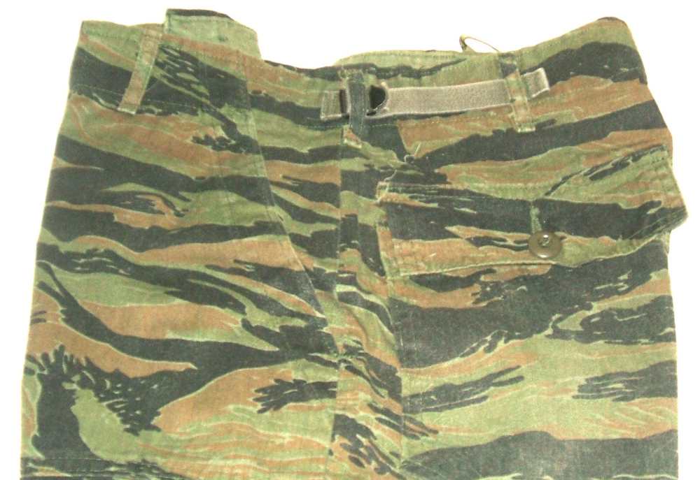 Utility "jungle" trousers: "tigerstripe" camouflage small-med poly/cotton-img-9