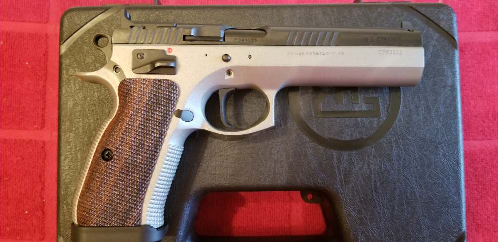 CZ 75 Tactical Sport Dual Tone .9mm (NIB) Never Fired 91172-img-0