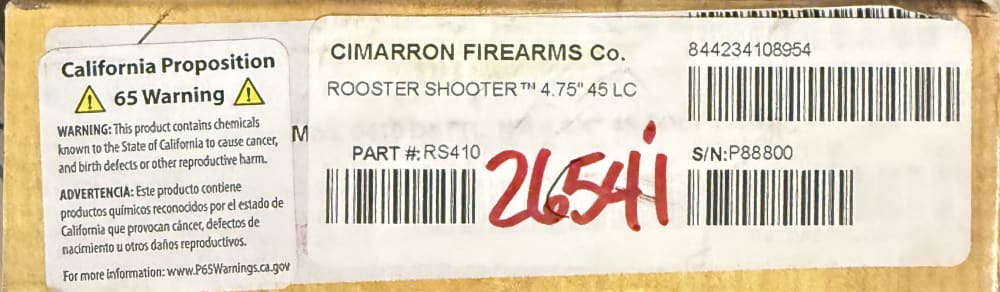 New! Cimarron Rooster Shooter .45LC 4.75" Barrel John Wayne! Replica-img-3