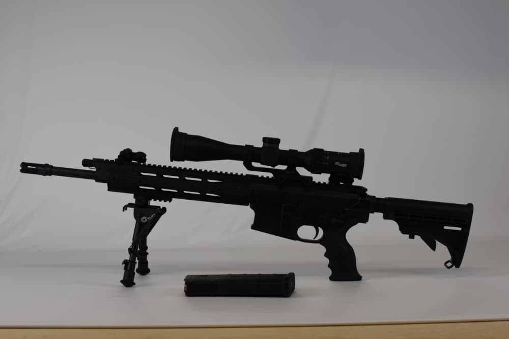 Rare Ruger SR-762 Piston Driven with optic and irons-img-9