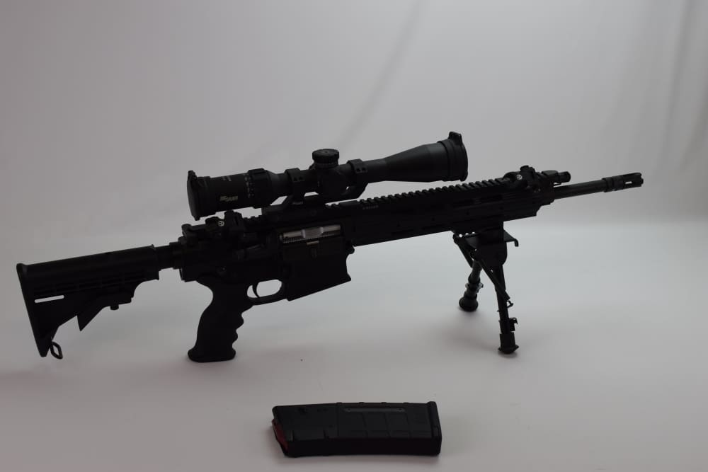 Rare Ruger SR-762 Piston Driven with optic and irons-img-8