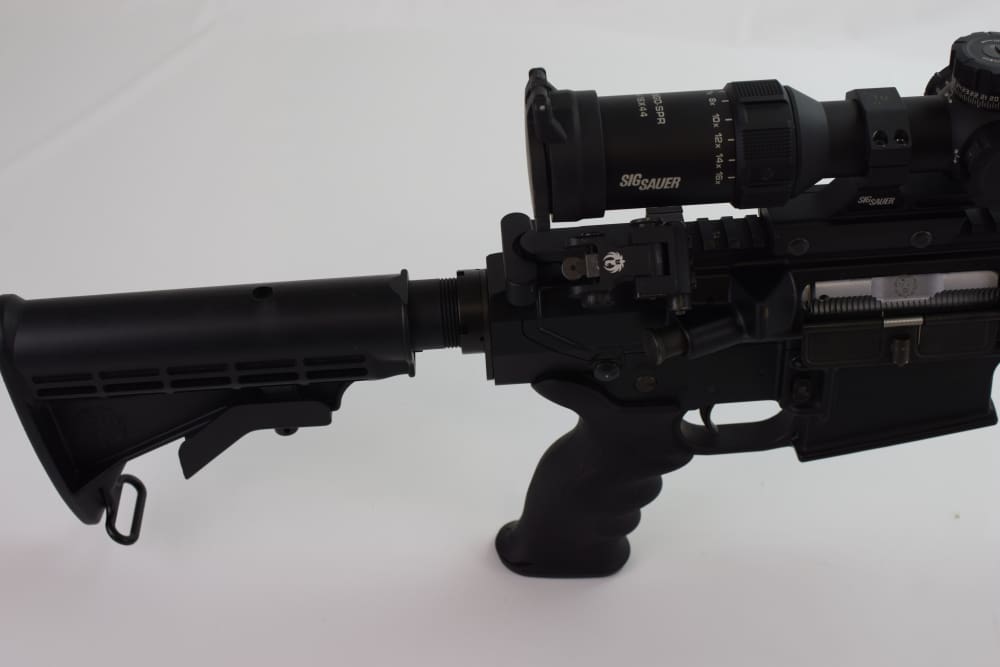 Rare Ruger SR-762 Piston Driven with optic and irons-img-4