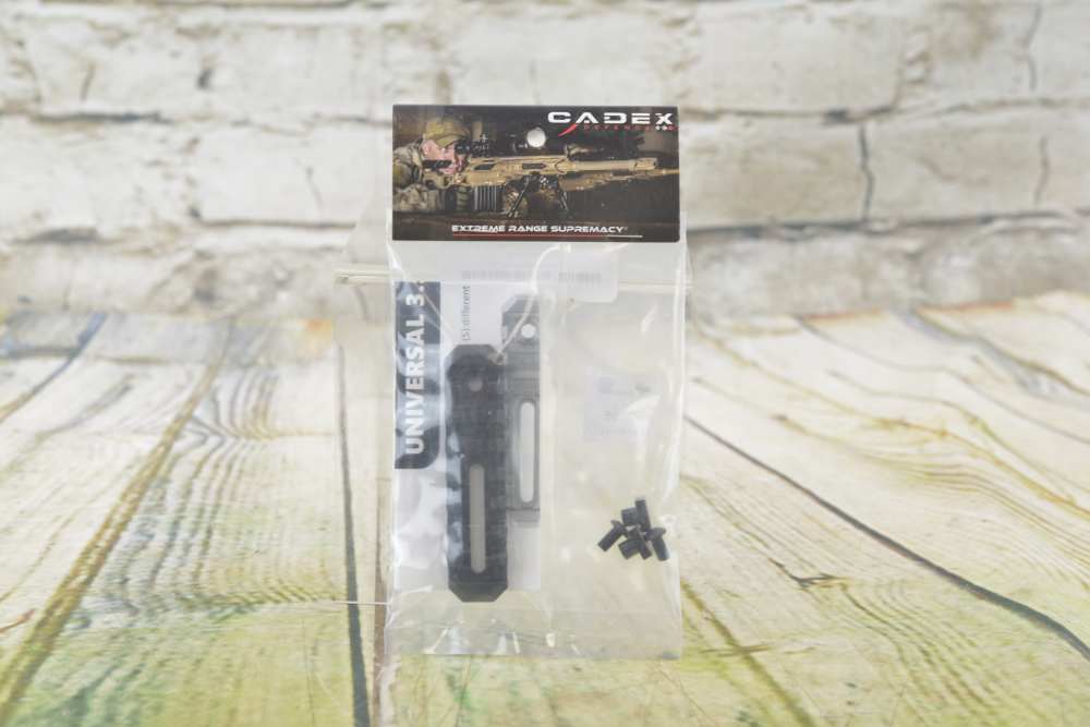 CADEX INC. PART 03127-007-K1 UNIVERSAL BIPOD RAIL, 3.5" LONG, FOR CDX-R7 SP-img-0
