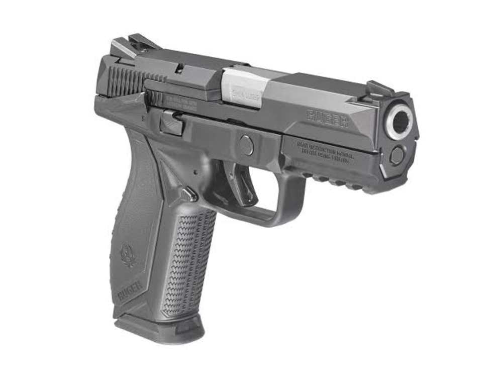 Ruger American Duty Black Nitride 9mm Pistol - 17+1 Rounds *New*-img-0