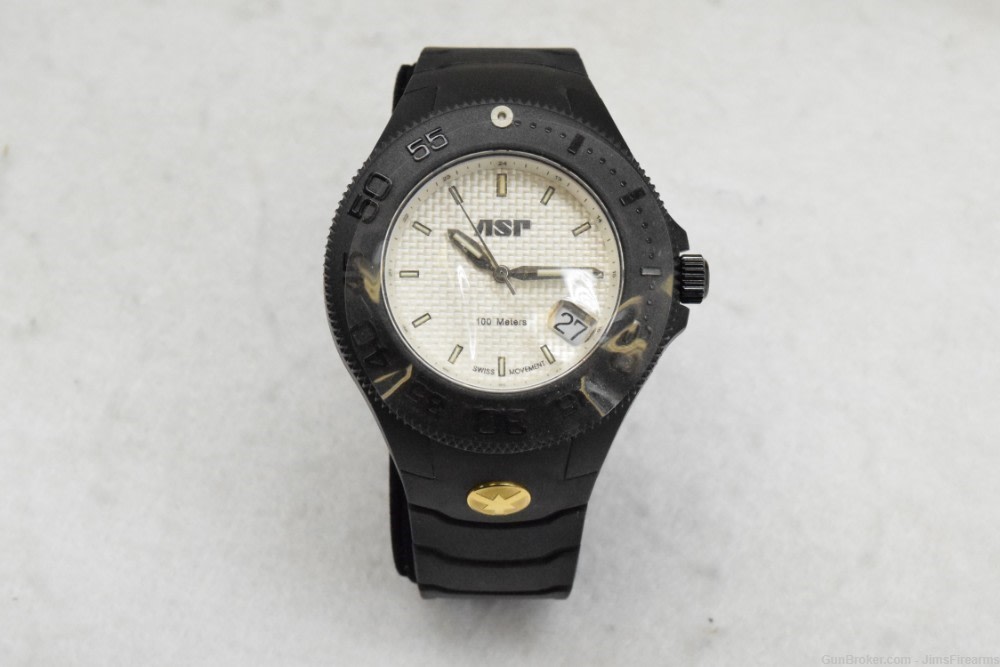 ASP Tactical Polymer White Face Watch New #39410 -img-1