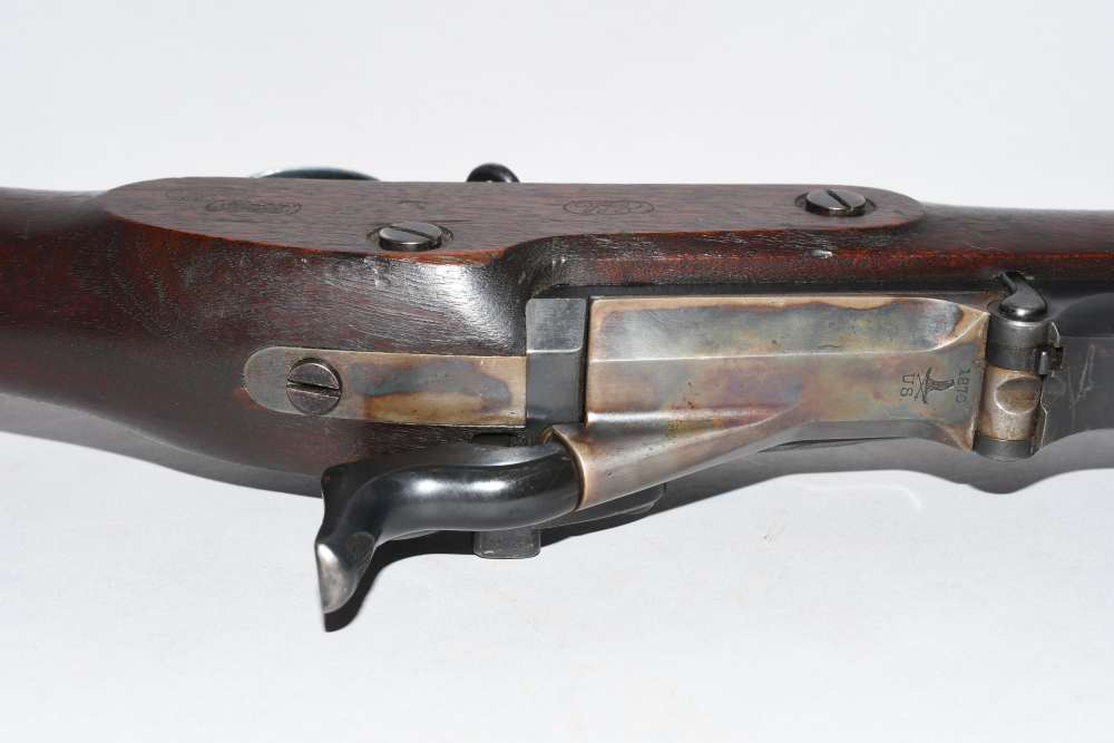Outstanding US Springfield Armory Model 1868 Trapdoor Rifle 50-70 Govt 1870-img-23