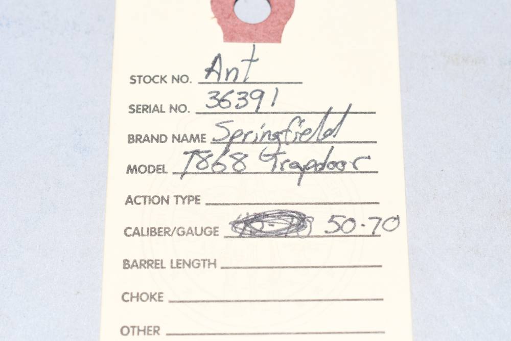 Outstanding US Springfield Armory Model 1868 Trapdoor Rifle 50-70 Govt 1870-img-1