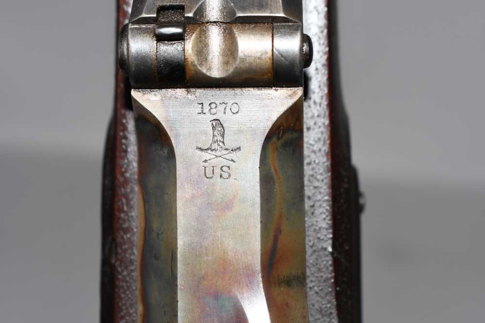 Outstanding US Springfield Armory Model 1868 Trapdoor Rifle 50-70 Govt 1870-img-56