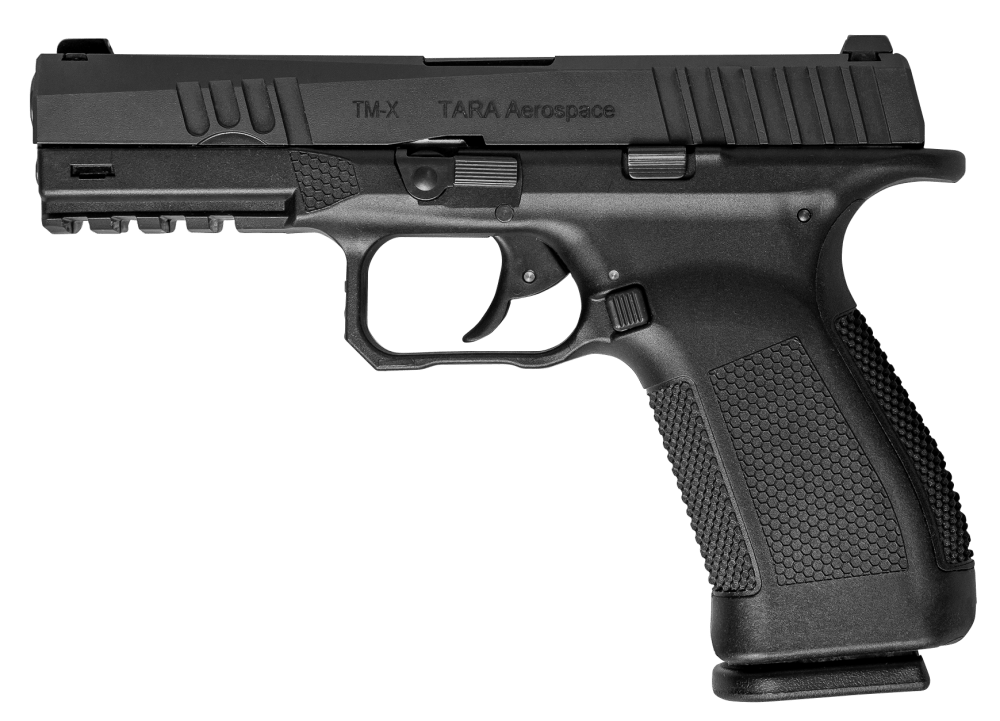 Tara Aerospace  Black Tm9-X 3mags 17rds Backstraps *New*-img-0