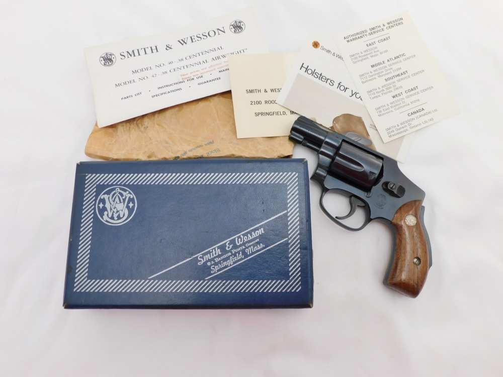 1970's Smith Wesson 40 Centennial In The Box-img-0
