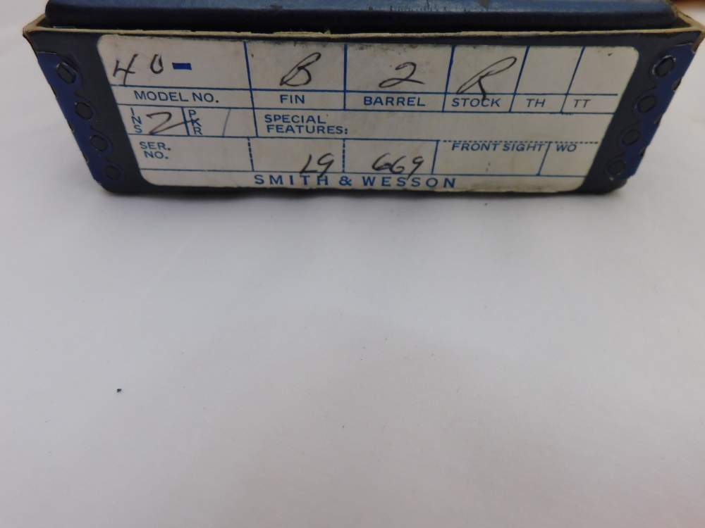 1970's Smith Wesson 40 Centennial In The Box-img-2