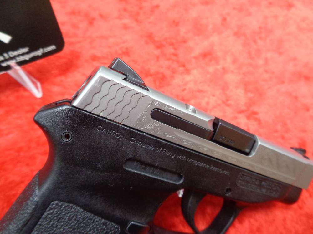 S&W M&P BODYGUARD 380 ACP Engraved Stainless Compact Carry Semi Auto TRADE-img-5