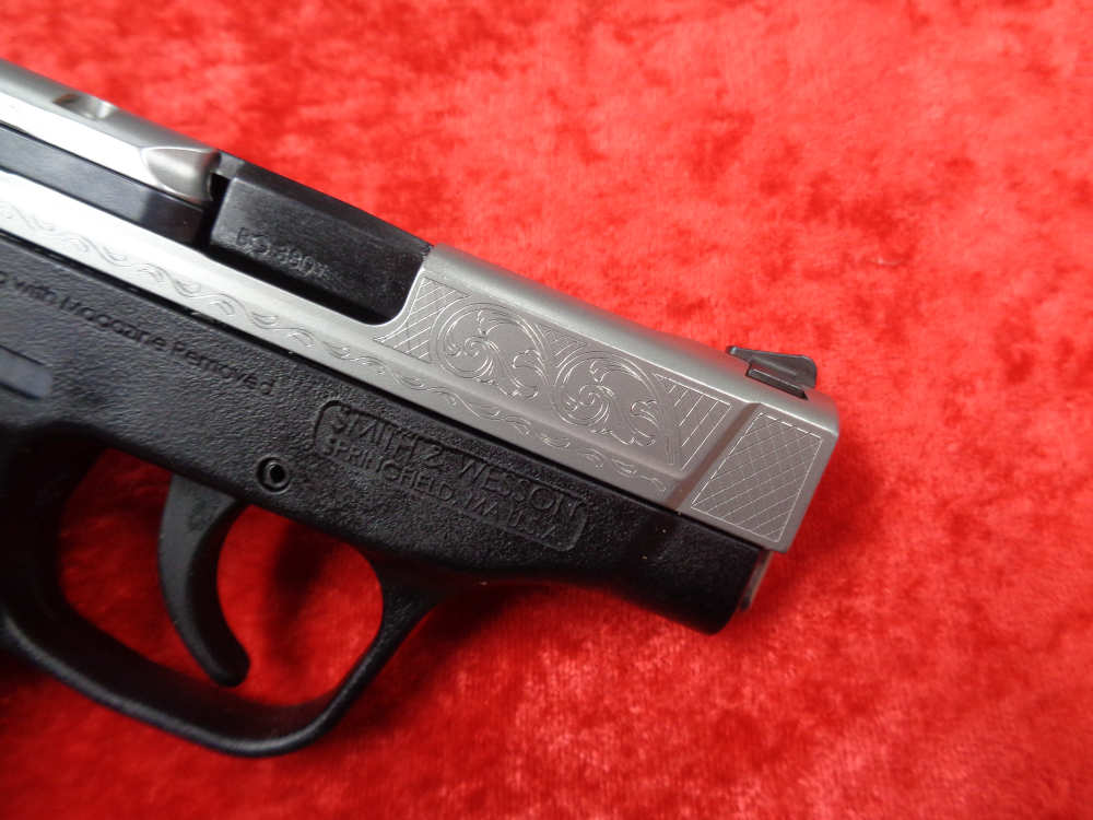 S&W M&P BODYGUARD 380 ACP Engraved Stainless Compact Carry Semi Auto TRADE-img-10