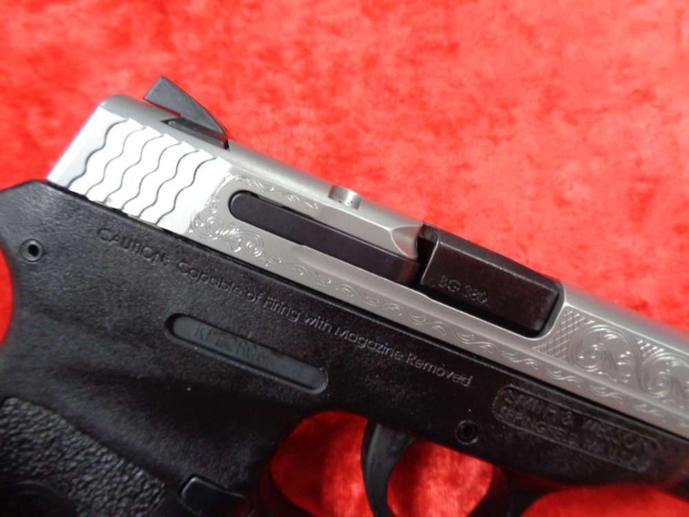 S&W M&P BODYGUARD 380 ACP Engraved Stainless Compact Carry Semi Auto TRADE-img-11