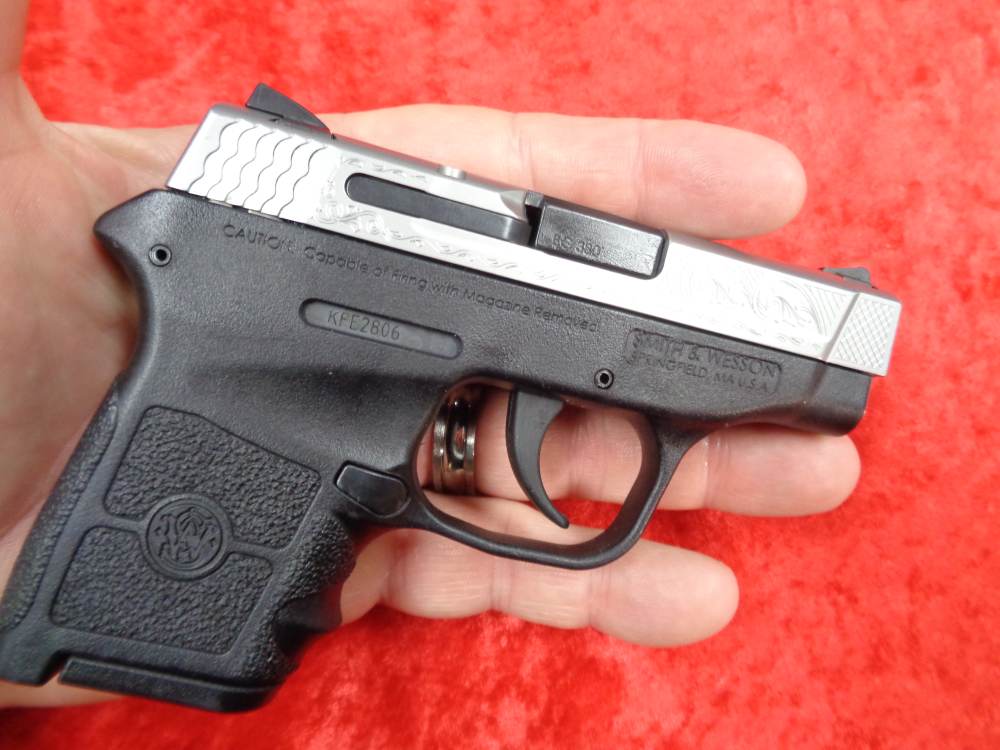 S&W M&P BODYGUARD 380 ACP Engraved Stainless Compact Carry Semi Auto TRADE-img-15
