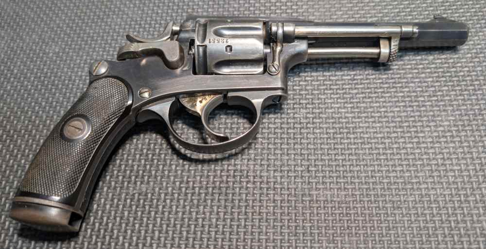 W+F BERN (SWISS) MOD 1882 | 7.5x23mmR 4.6" MATCHING # VG COND-img-0