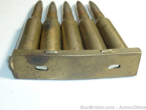 5rd + CLIP - WW2 6.5x50 - Japanese Arisaka - Type 38 6.5 Jap-img-1