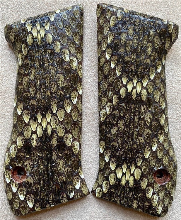 Rattlesnake Grips for IWI Magnum Research Jericho 941 Baby Eagle GRIPS ONLY-img-2