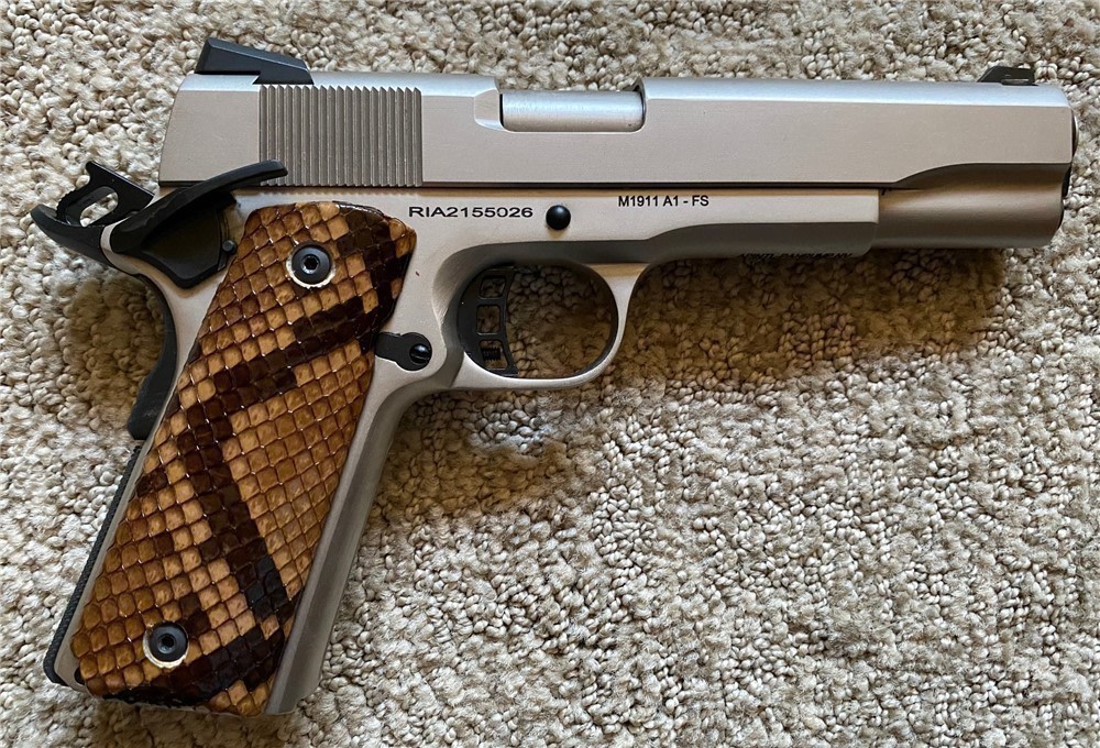 1911 Grips Genuine Python Skin GRIPS ONLY-img-3