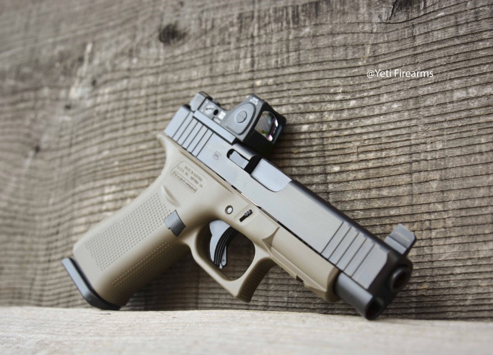 Glock 48 MOS 9mm W/ Glock FDE Cerakote CHPWS Adapter RMRcc 3.25 -img-3