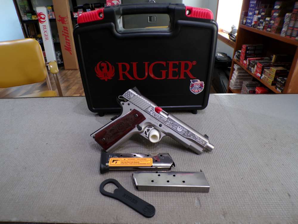Ruger SR1911 250th Anniversary 45 ACP 8+1 5" Stainless Steel Barrel 16707-img-0