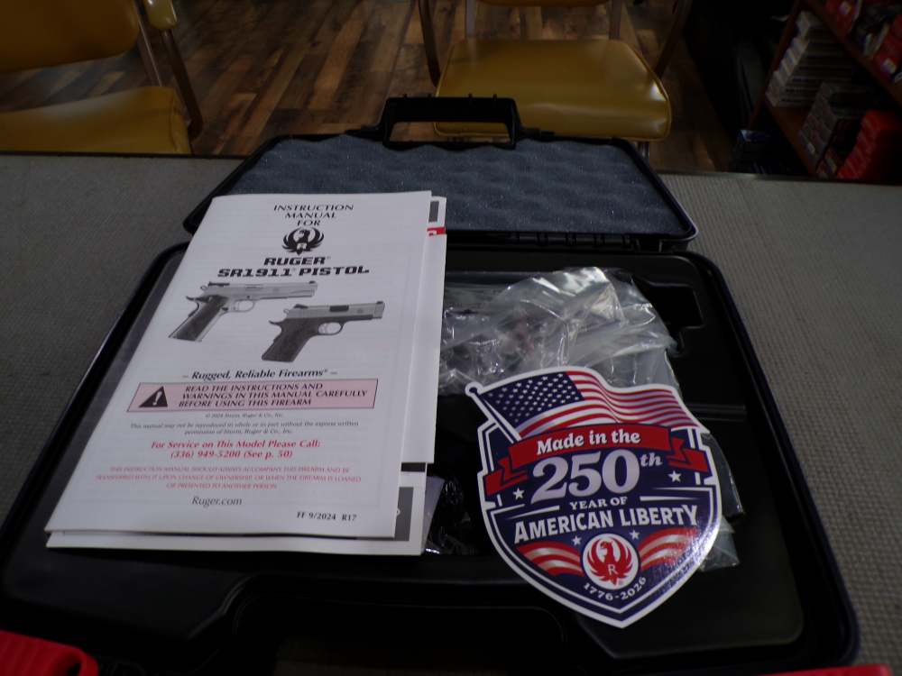 Ruger SR1911 250th Anniversary 45 ACP 8+1 5" Stainless Steel Barrel 16707-img-17