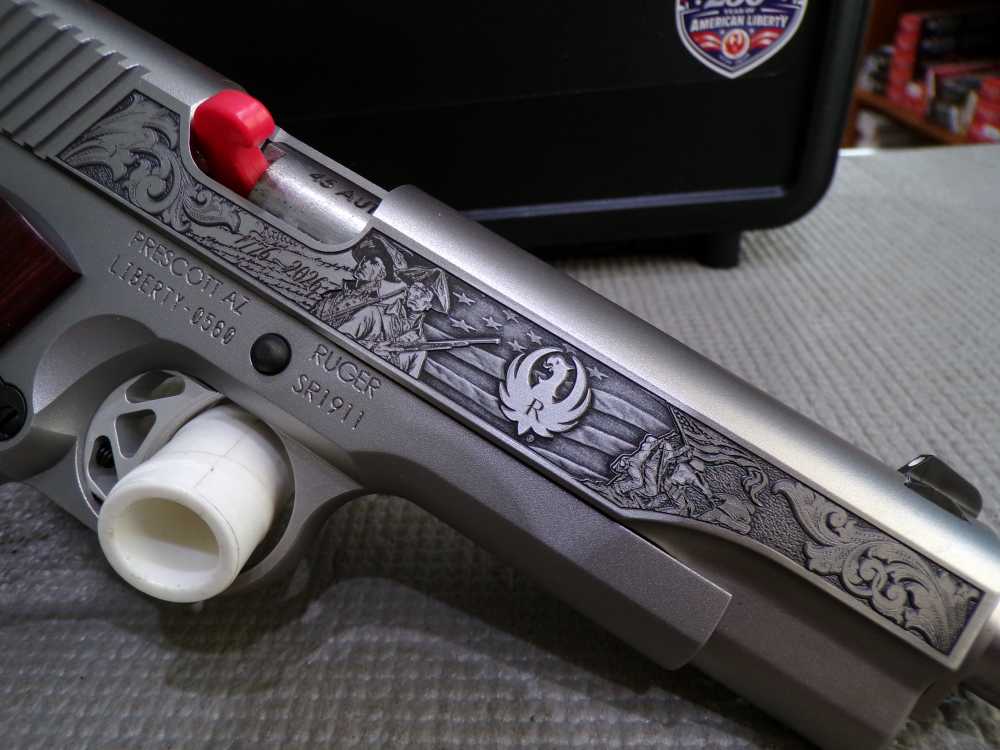 Ruger SR1911 250th Anniversary 45 ACP 8+1 5" Stainless Steel Barrel 16707-img-3