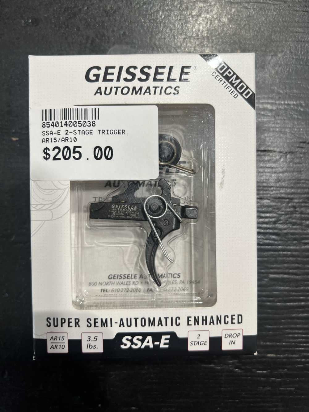 Geissele SSA-E 2 Stage, 3.5lb Trigger, AR15/AR10-img-0