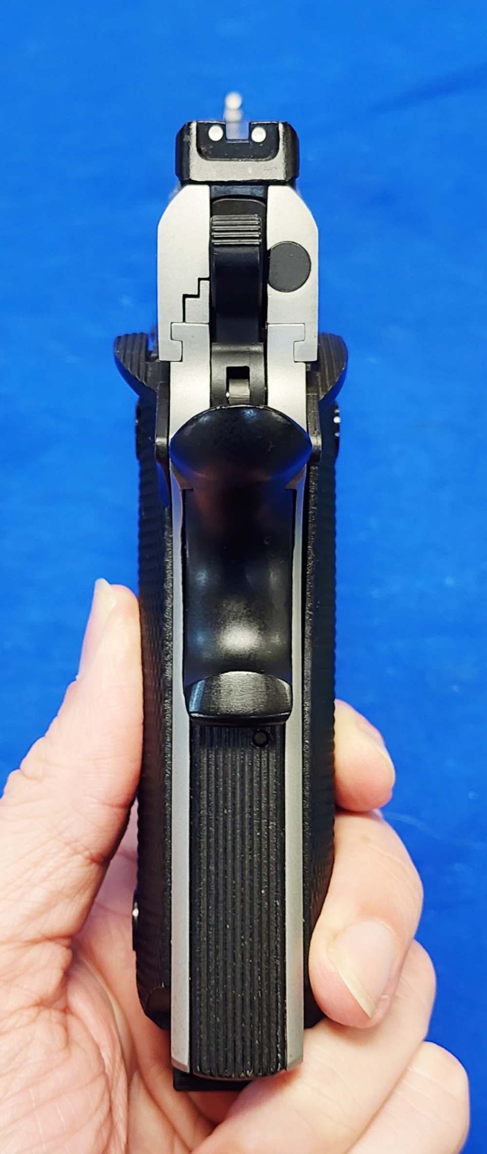 MINT IN BOX TISAS ZIG M1911 .45 ACP 5" STAINLESS SKELETONIZED-img-2