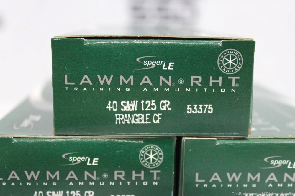 Lawman RHT Frangible 40S&W 53375 Drivers License & Adult Signature Required-img-1