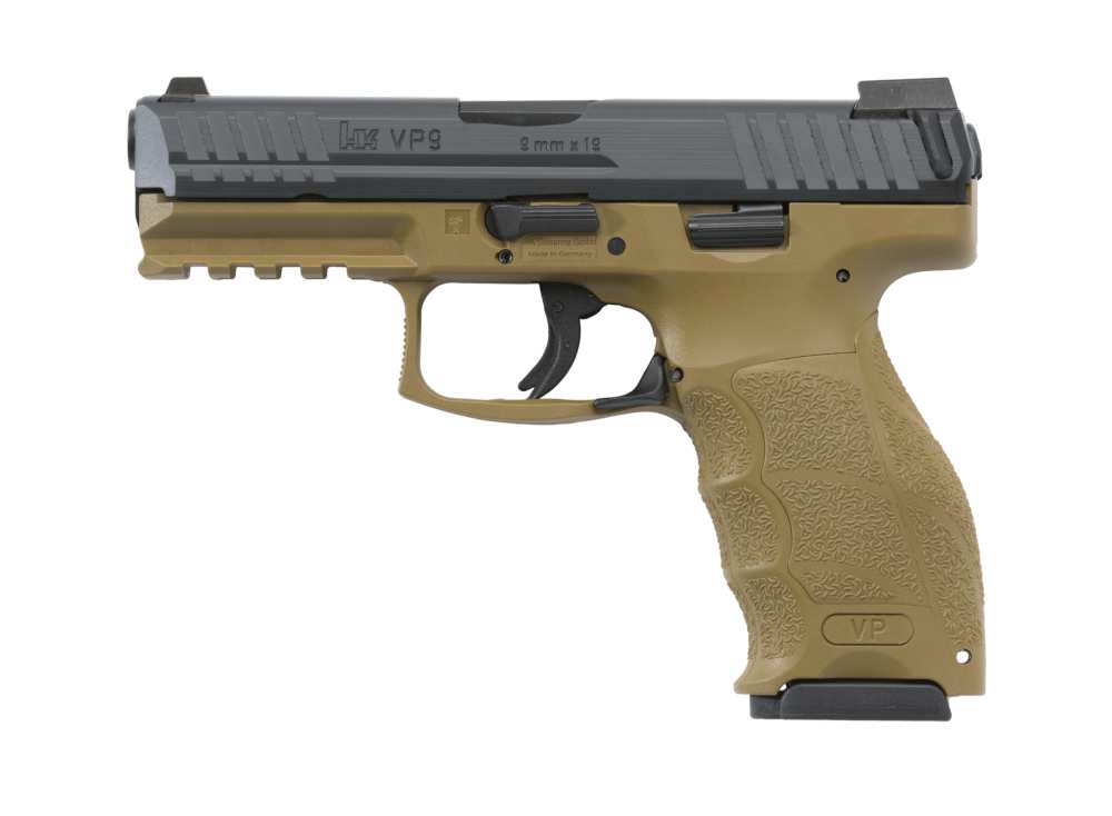 Heckler & Koch VP9 FDE 9mm 81000226 HK Tan Flat Dark Earth VP9 H&K Two Tone-img-0