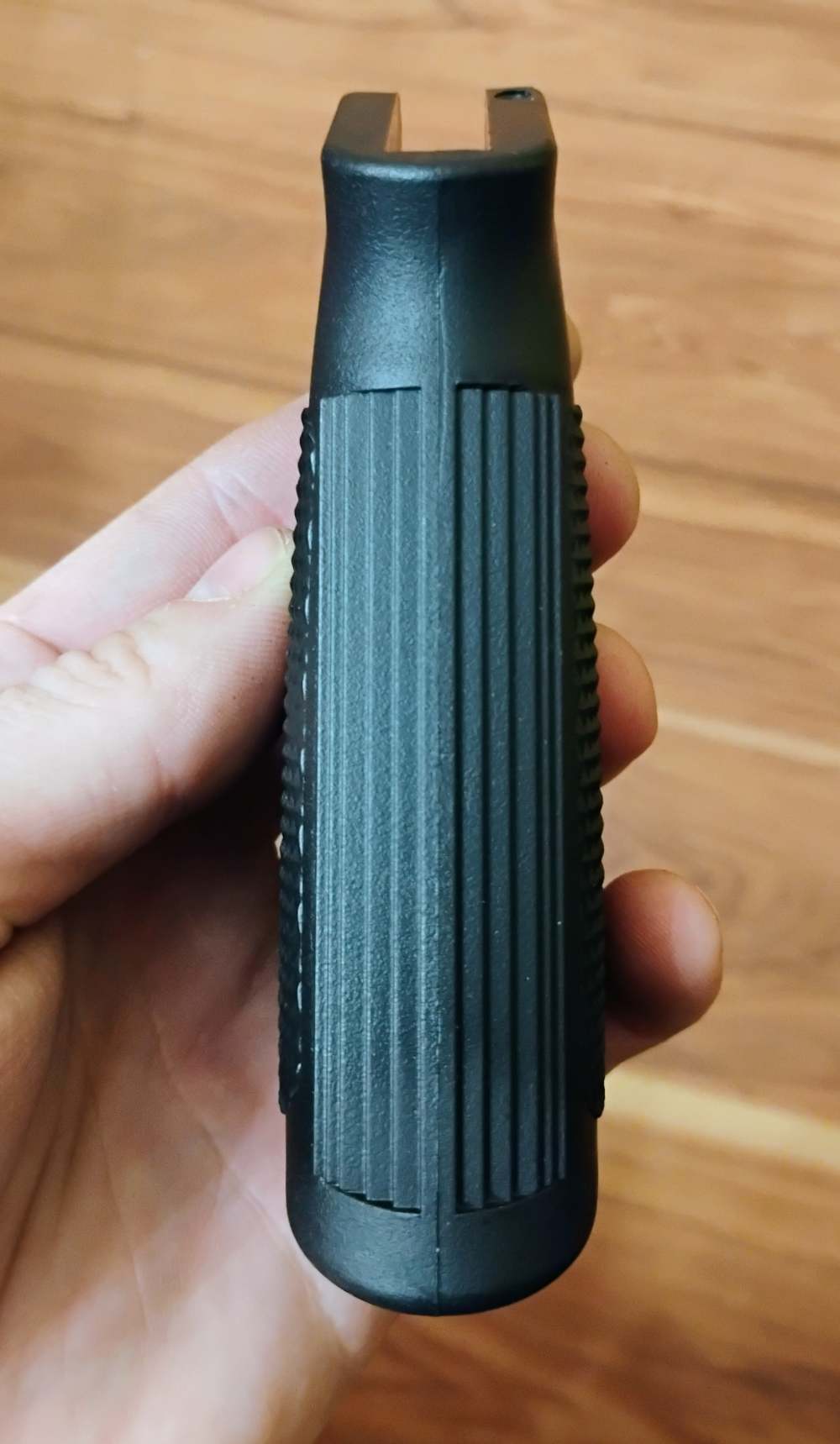 Thick AR-15 A2 Style Black Grip - Less Hardware - NOS-img-0