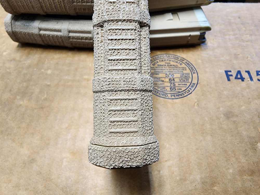 PICS! HAND STIPPLED SIX MAGPUL PMAG AR-15 30 ROUND MAG M3 FDE 556 223 AR M4-img-6