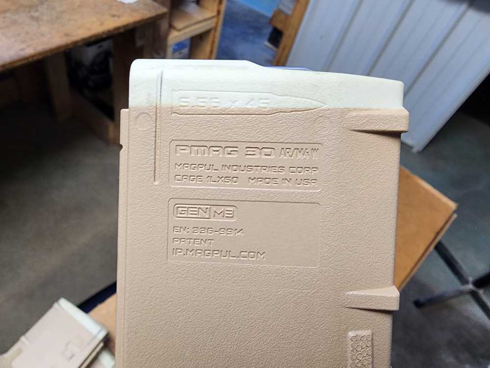PICS! HAND STIPPLED SIX MAGPUL PMAG AR-15 30 ROUND MAG M3 FDE 556 223 AR M4-img-10