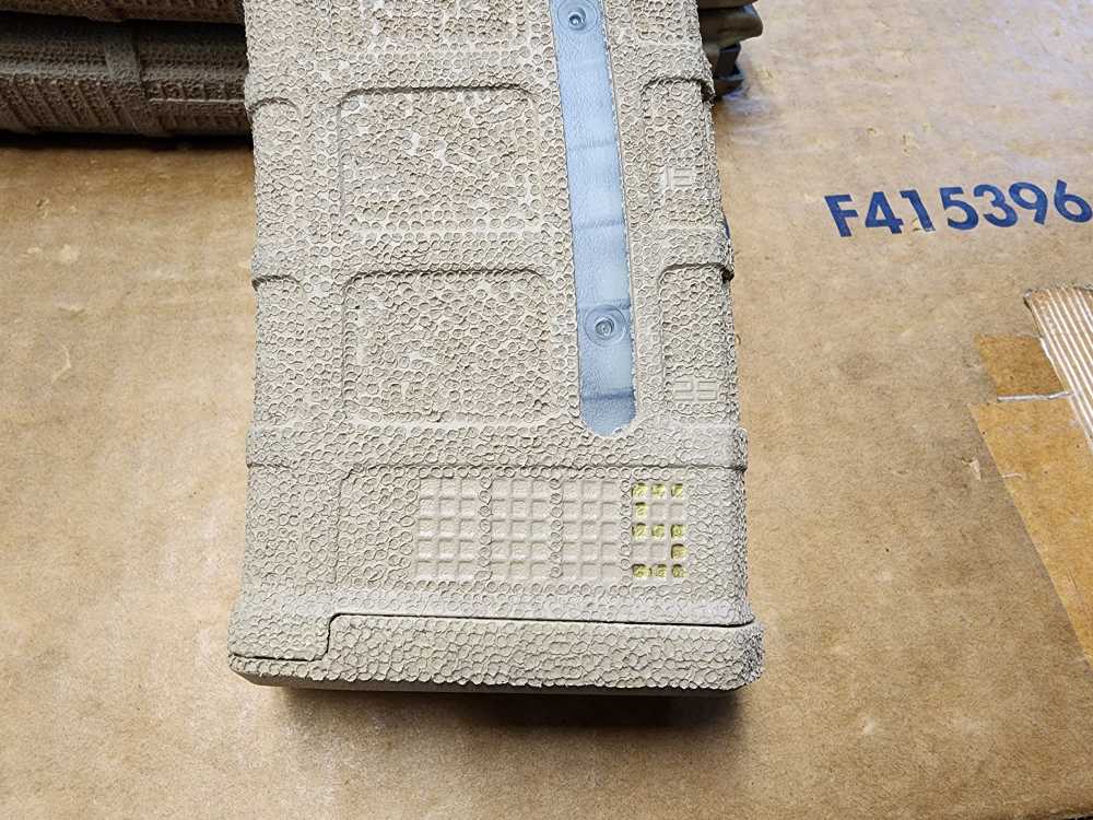 PICS! HAND STIPPLED SIX MAGPUL PMAG AR-15 30 ROUND MAG M3 FDE 556 223 AR M4-img-3