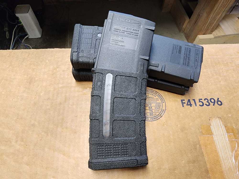 PICS! HAND STIPPLED SIX MAGPUL PMAG AR-15 30 ROUND MAG M3 556 223 AR M4-img-6