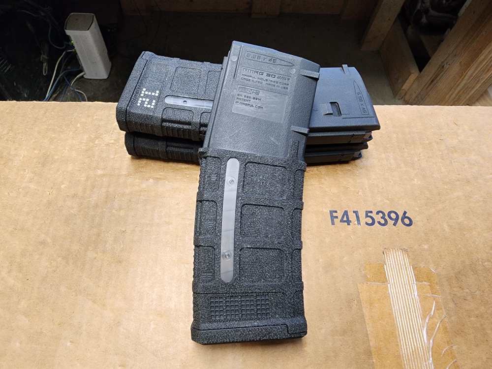 PICS! HAND STIPPLED SIX MAGPUL PMAG AR-15 30 ROUND MAG M3 556 223 AR M4-img-5
