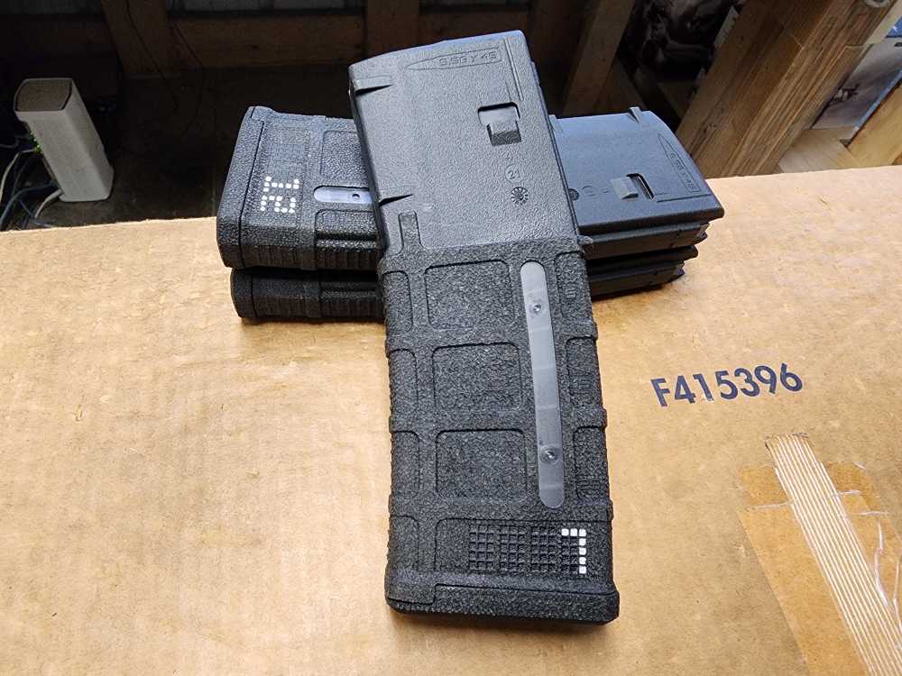 PICS! HAND STIPPLED SIX MAGPUL PMAG AR-15 30 ROUND MAG M3 556 223 AR M4-img-2