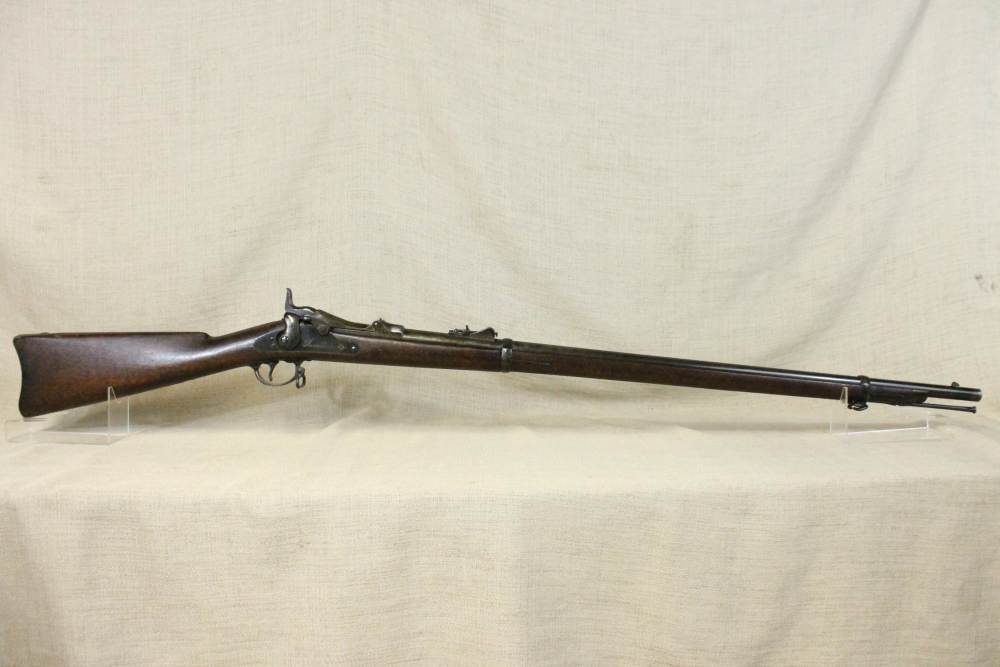 Springfield Model 1878 Trapdoor Detroit Board of Commerce 1883 Stamped-img-0