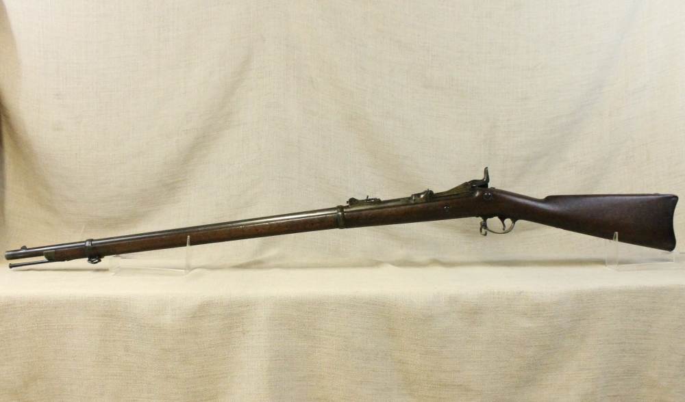 Springfield Model 1878 Trapdoor Detroit Board of Commerce 1883 Stamped-img-1