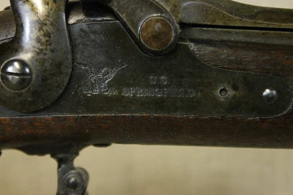 Springfield Model 1878 Trapdoor Detroit Board of Commerce 1883 Stamped-img-5