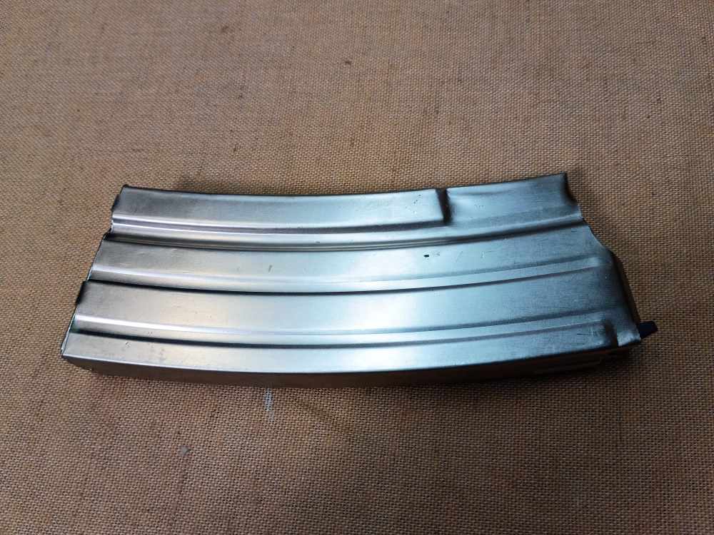 PreBan USA 30rd magazine Ruger Mini-14 223 nickel stainless pre ban MA OK-img-2