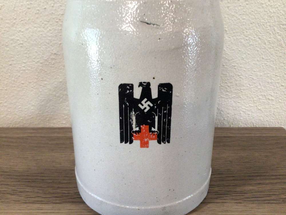 Original WWII German Red Cross Stein-img-1