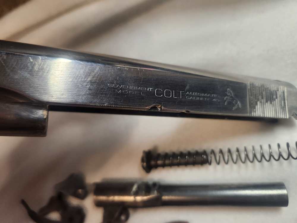  early colt 1911 parts kit gun metal -img-3