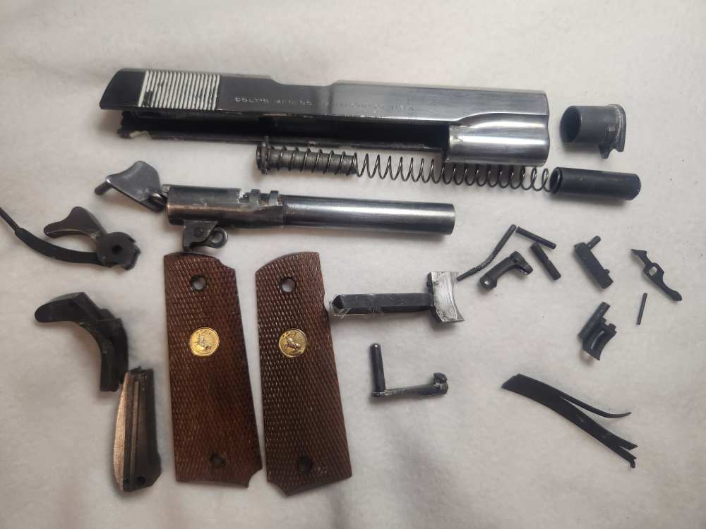  early colt 1911 parts kit gun metal -img-0
