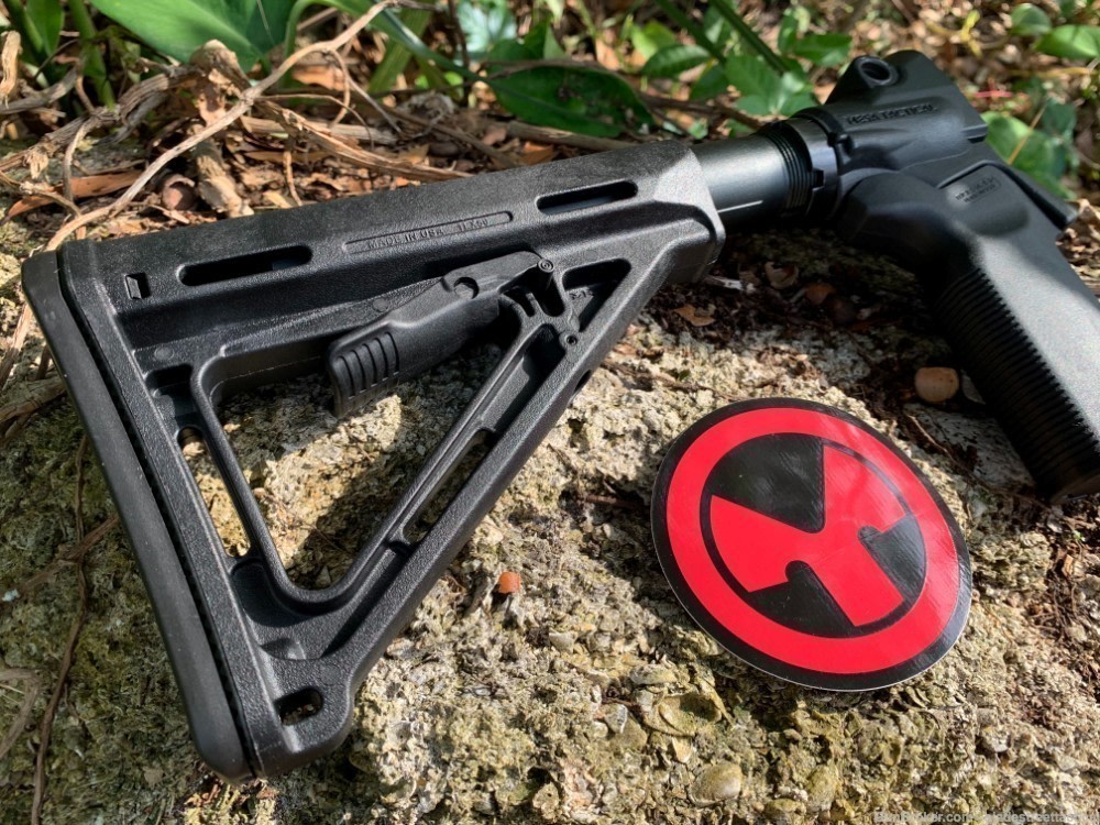 RECOIL REDUCING MOSSBERG 500 K2+Grip Magpul + Mesa Stock Shotgun Pistol 6 -img-1
