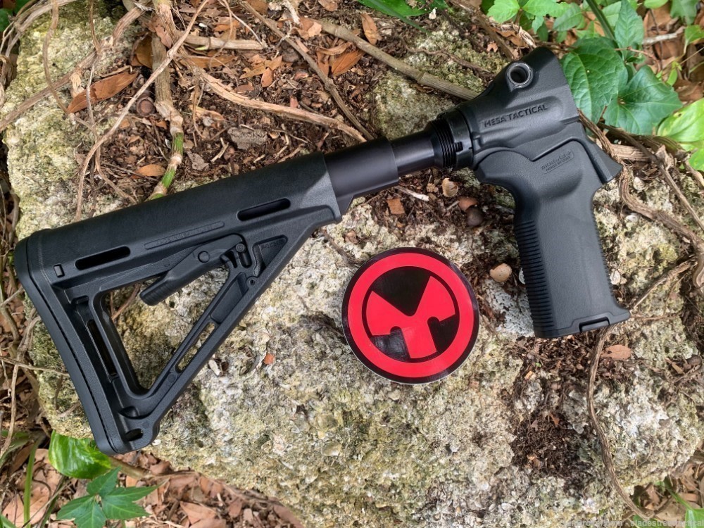 RECOIL REDUCING MOSSBERG 500 K2+Grip Magpul + Mesa Stock Shotgun Pistol 6 -img-5
