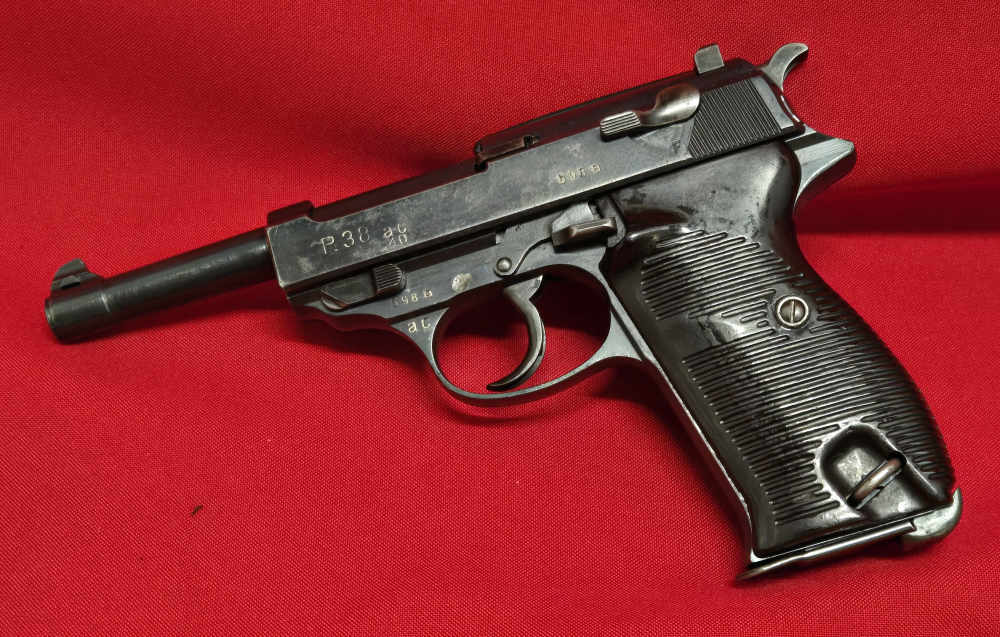RARE WW2 GERMAN AC40 ADDED 40 1940 WALTHER P38 9MM-img-0