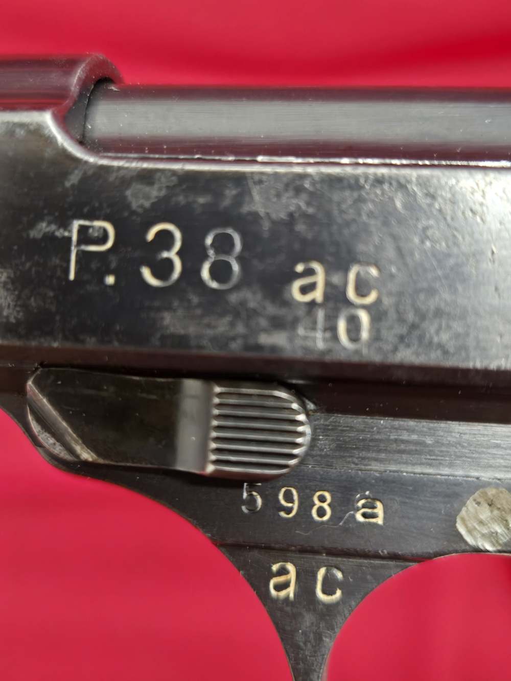 RARE WW2 GERMAN AC40 ADDED 40 1940 WALTHER P38 9MM-img-2