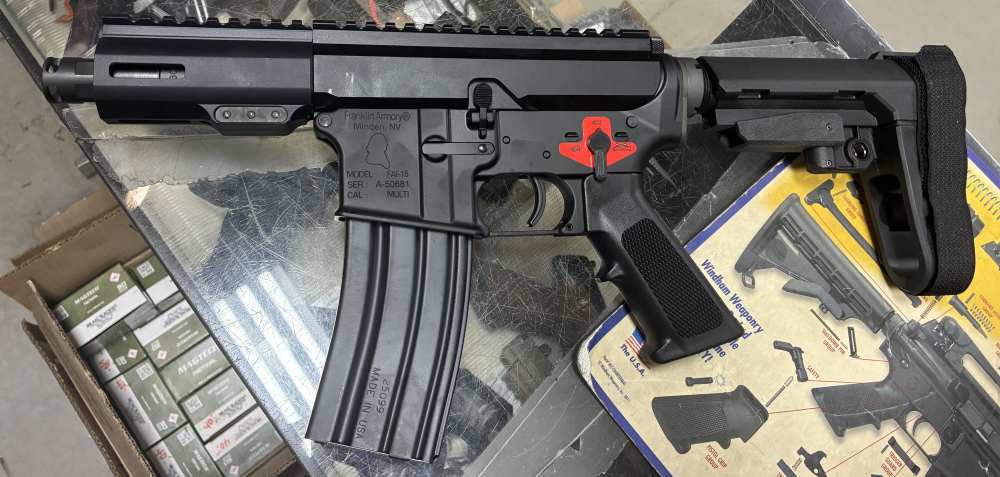 Franklin Armory BFSIII Binary pistol 300 BO w/armbrace NEW(no card fees)-img-0